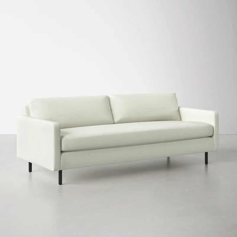 3 Seater Fabric Sofa with Metal Legs -
