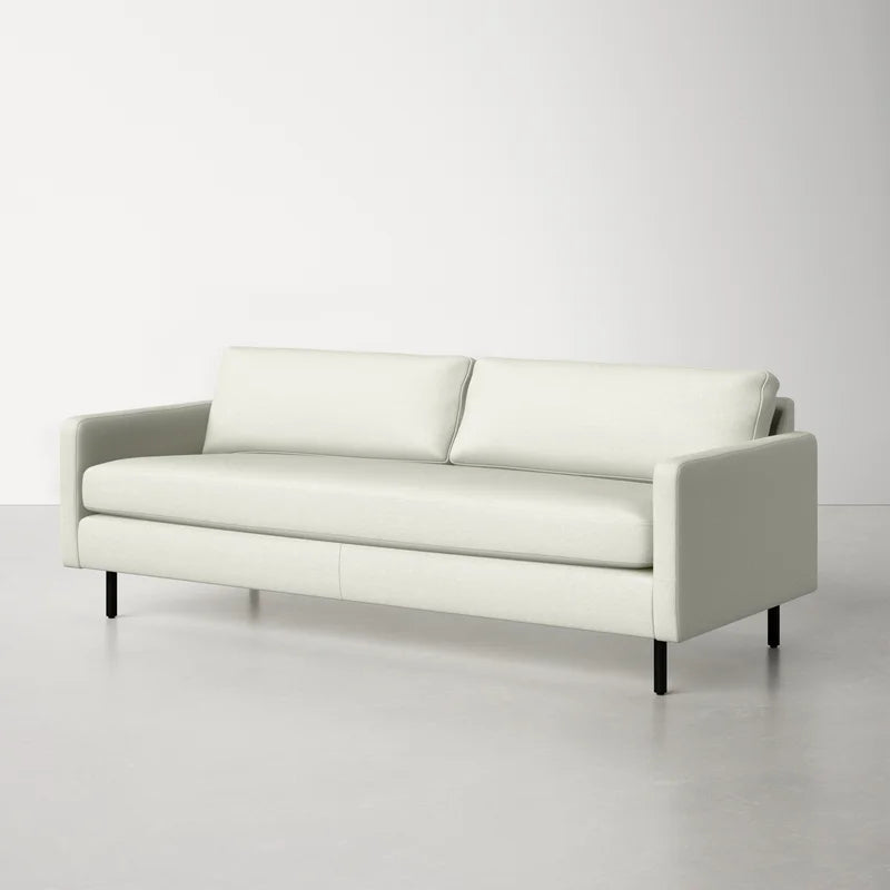 3 Seater Fabric Sofa with Metal Legs -