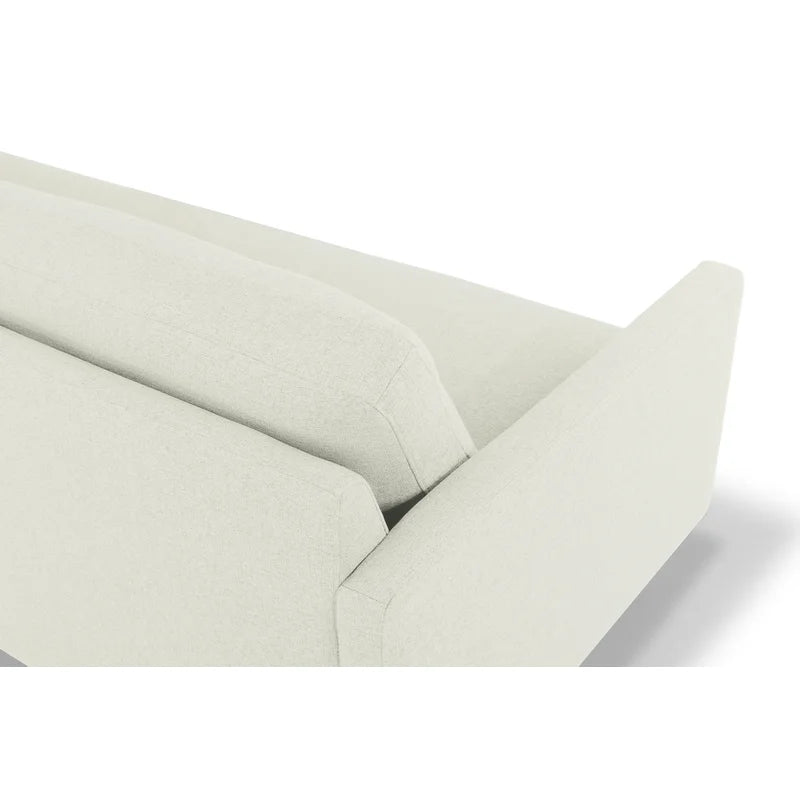 3 Seater Fabric Sofa with Metal Legs -