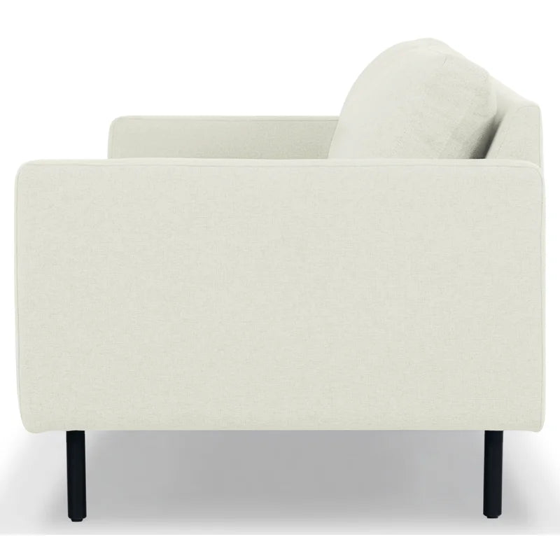 3 Seater Fabric Sofa with Metal Legs -