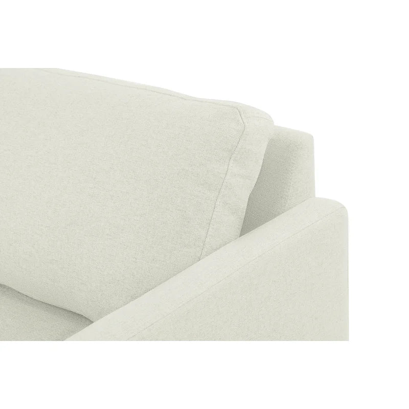 3 Seater Fabric Sofa with Metal Legs -