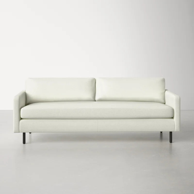 3 Seater Fabric Sofa with Metal Legs -