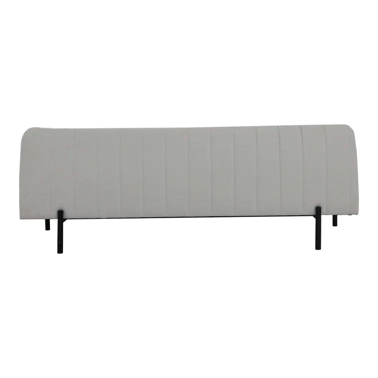3 Seater Fabric Sofa with Metal Legs -