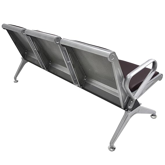3 Seater Sofa With Metal Legs & Arm -