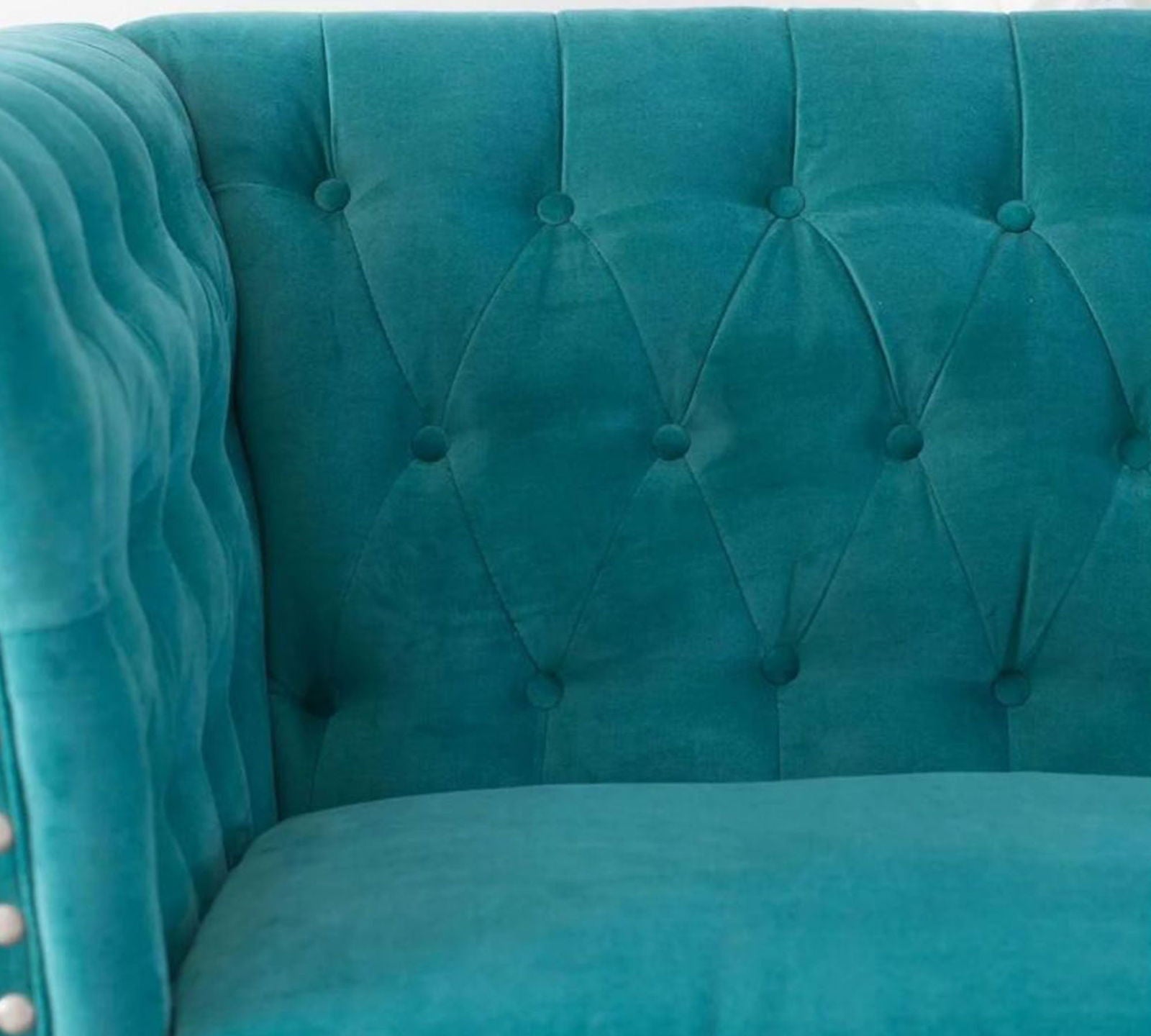 3 Seater Sofa in Wooden Frame Base -