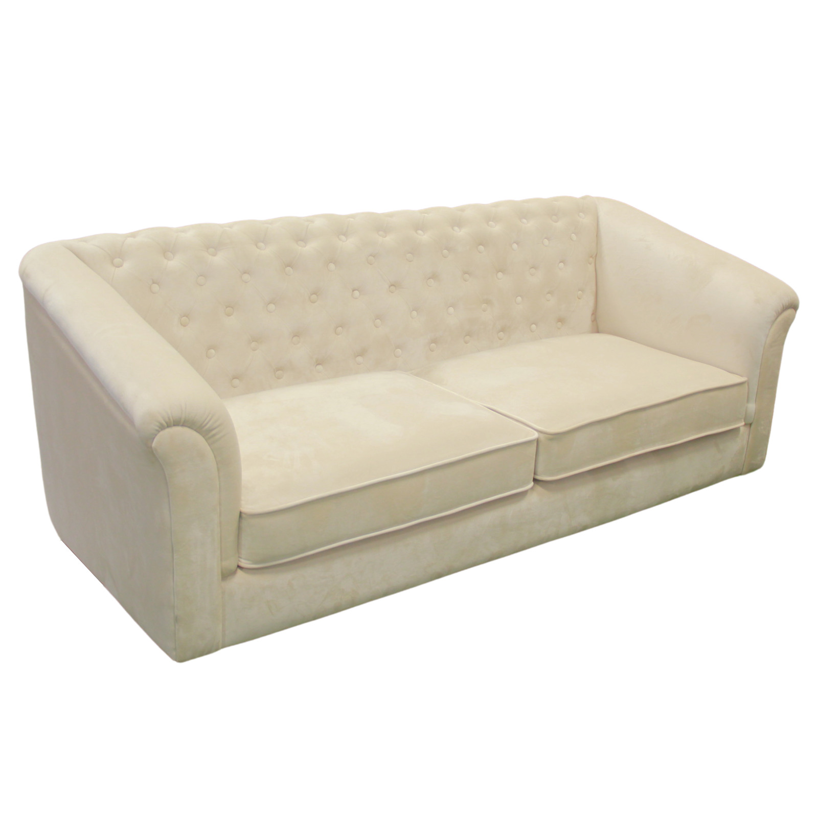 3 Seater Velvet Sofa Fully Cushioned Classic -
