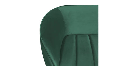 3 Seater Velvet Sofa with Wooden Legs -