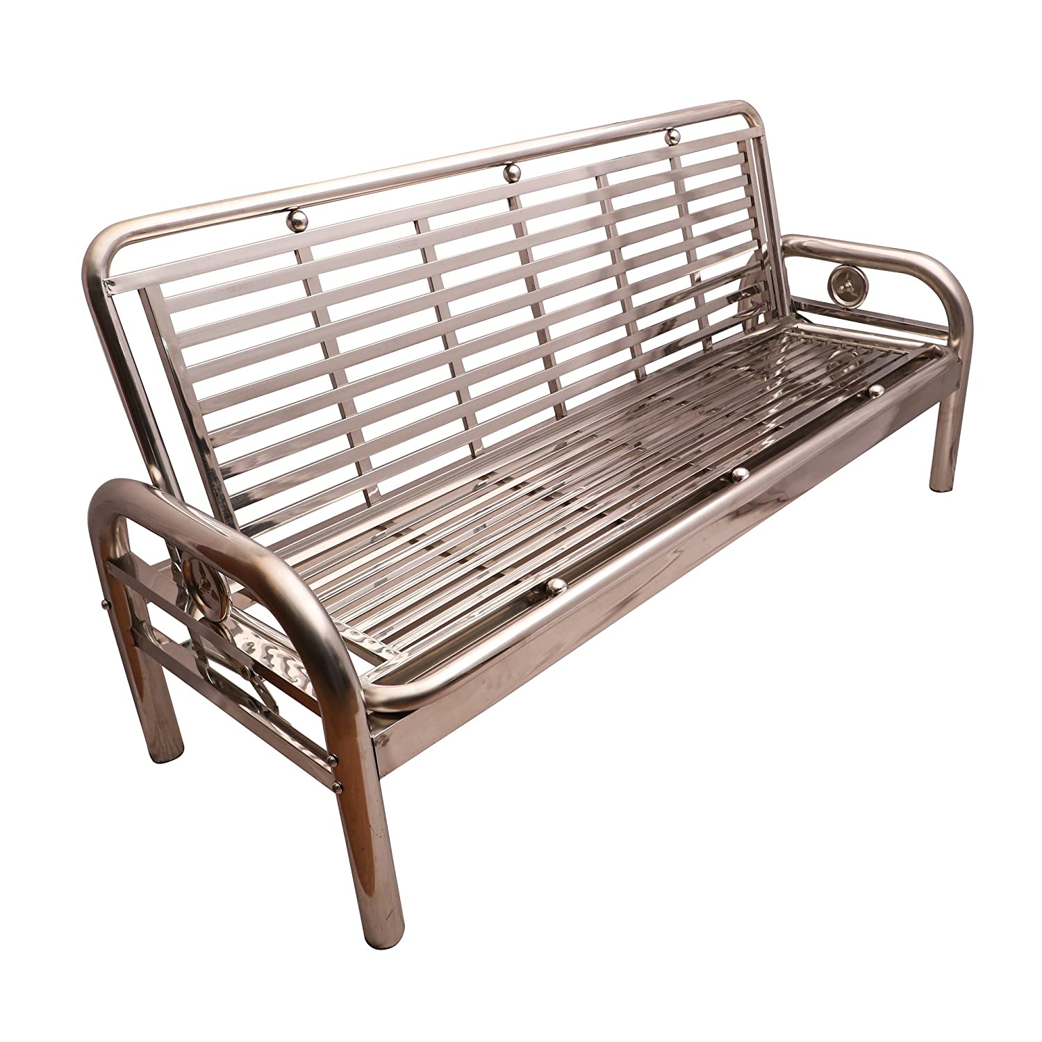 Stainless steel 3 seater chair 2025