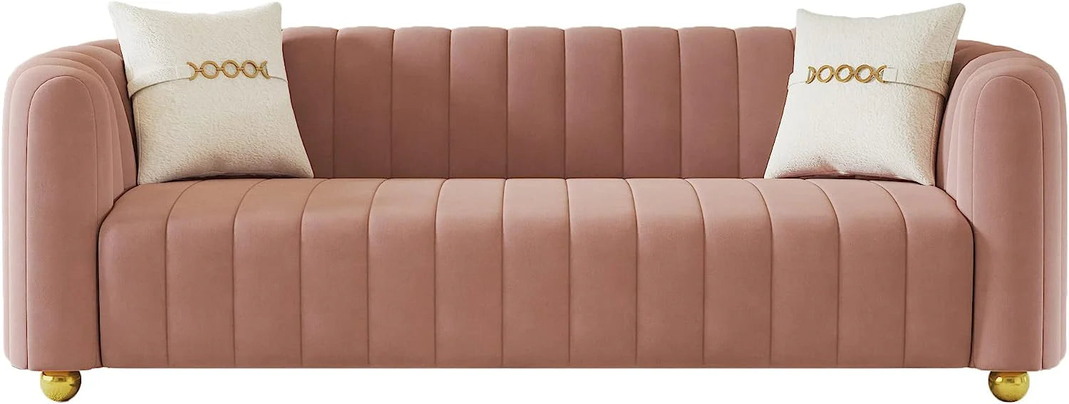 3 Seater Sofa Modern Design and Upholstery fabric Durable & Comfortable Padded Perfect for living Room
