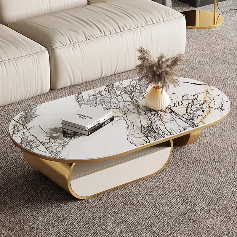 মেটাল ফ্রেম বেস গ্লাস সেন্টার টেবিল