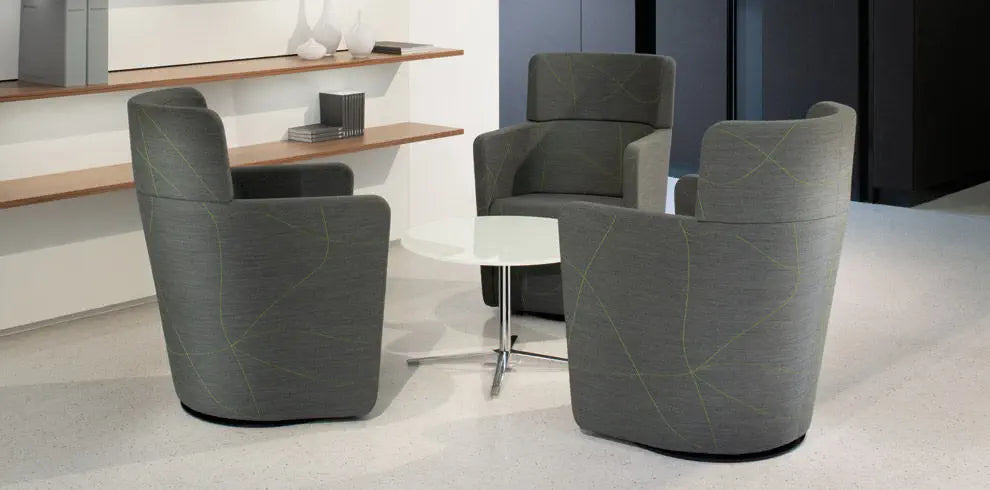 1 Seater Office Sofa for Office Environment Designer High-Back Sofa Refined Office Comfort with Elevated Back Support