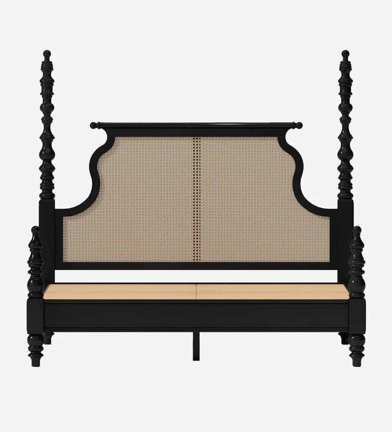Poster Bed in Premium Sheesham Wood – Handcrafted Elegance in Rich Walnut Polish