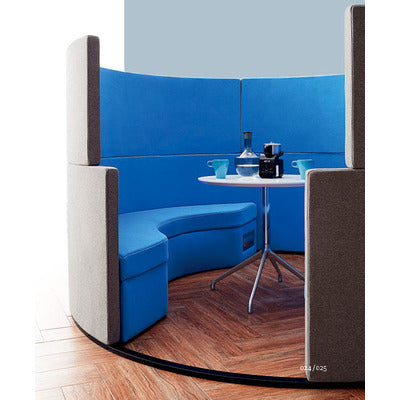 Round Shape Office Sofa with Comfortable Seating and Stylish Design to Suit Any Modern Work Environment or Corporate Office