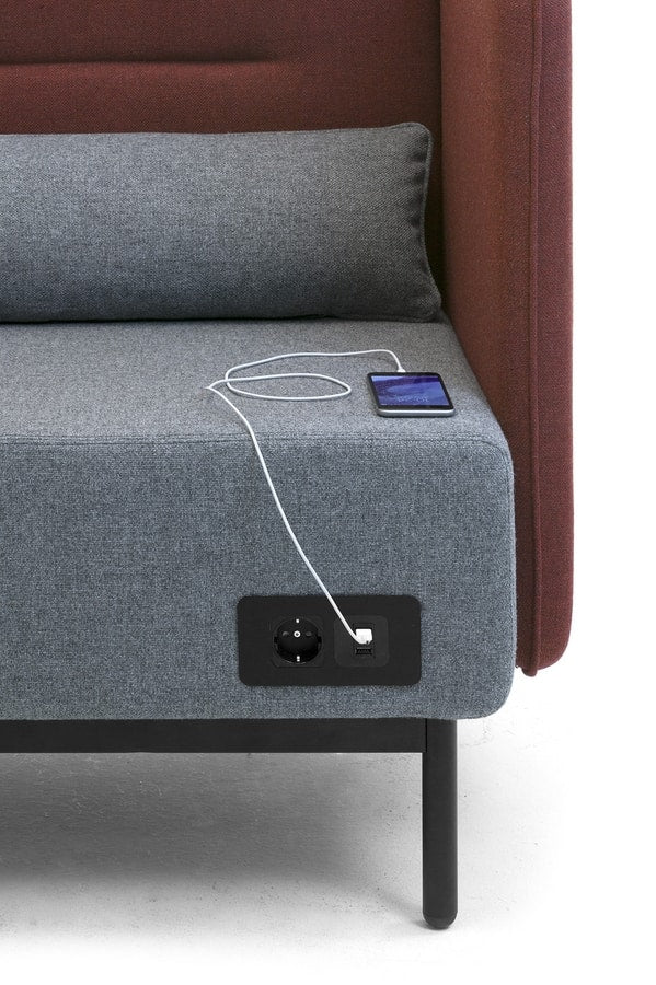 1 Seater Office Sofa for Office Area and High Back Design Sofa for Style and Comfort.