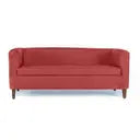 3 Seater Sofa For Home Furniture Upholstery Fabric Modern & Durable Design For Living Room -Maroon