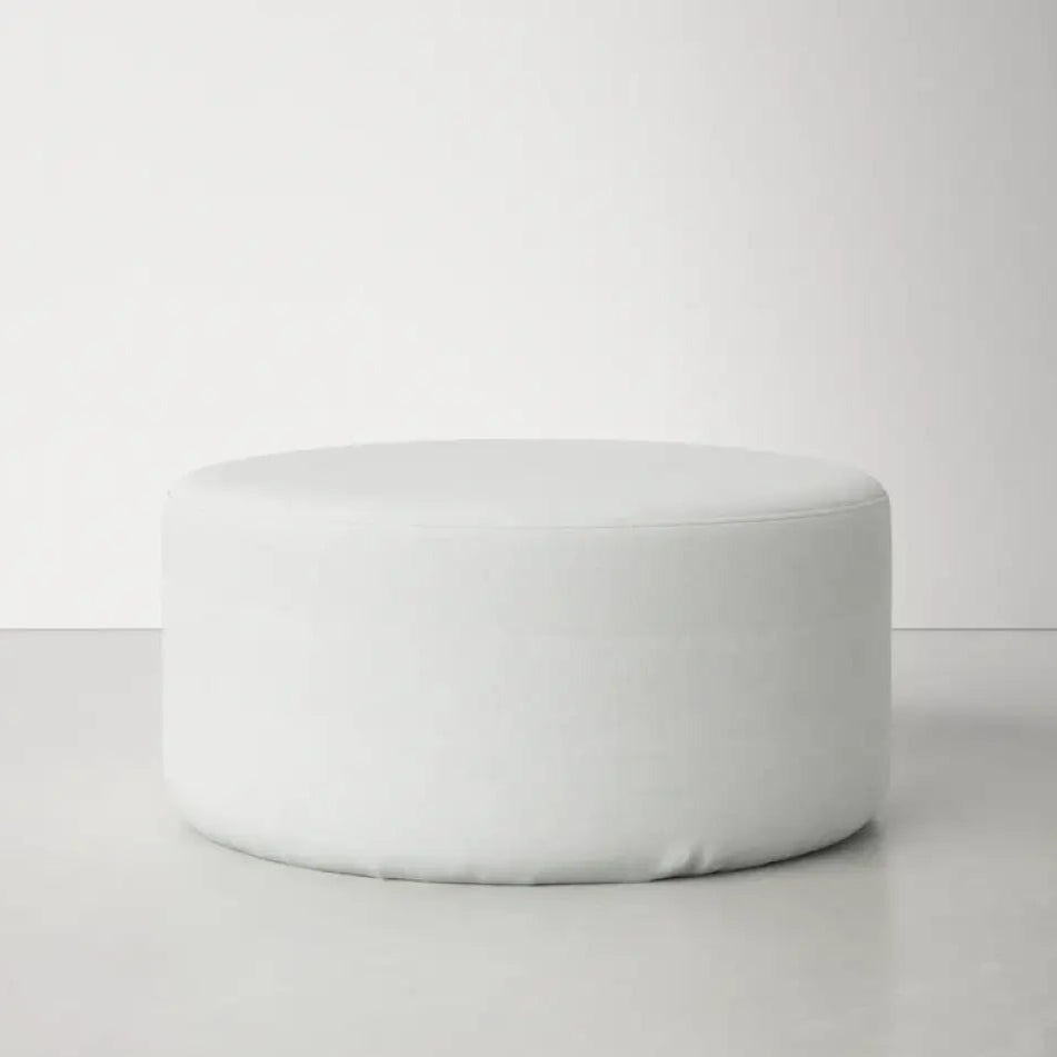 Ottoman – Fabric with Solid Wood Frame & Extra Seat, Stylish Coffee Table for Modern Homes.