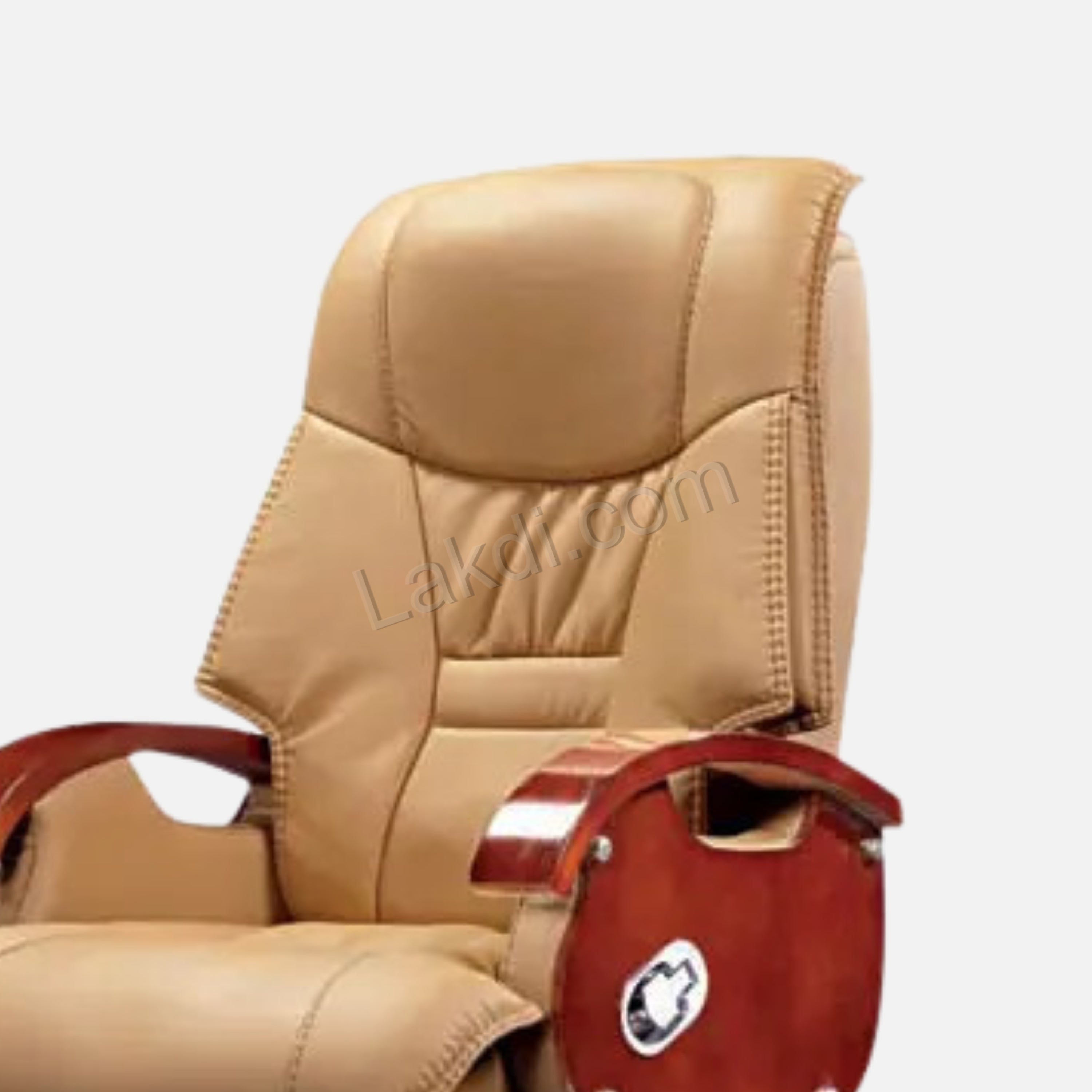 High Back Director Chair for office Modern Design Made in Plyboard with Leatherette & Recliner & Height Adjustable and Revolving Chair