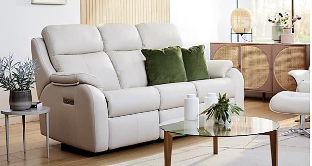 Spacious 3-Seater Recliner Sofa with Pu leatherette Premium Upholstery, Smooth Reclining Mechanism, and Superior Back Support