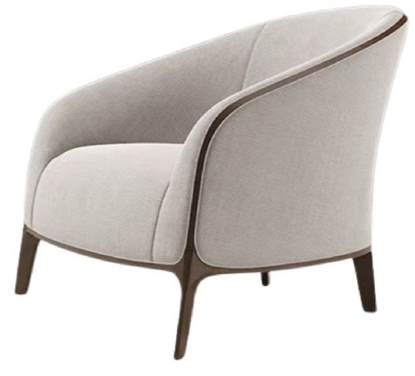 3-Seater Handcraftted Luxury Sofa for Living Home with Fabric Upholstery and Premium Quality Wood Legs Base