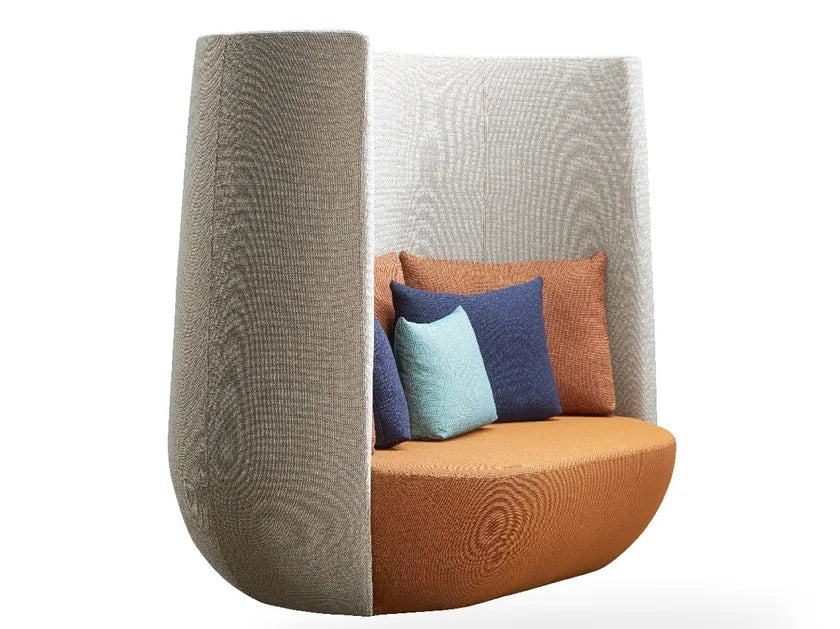 3 Seater Office Sofa for Office Zone and Premium Sofa with High-Back Design for Modern Office Comfort.