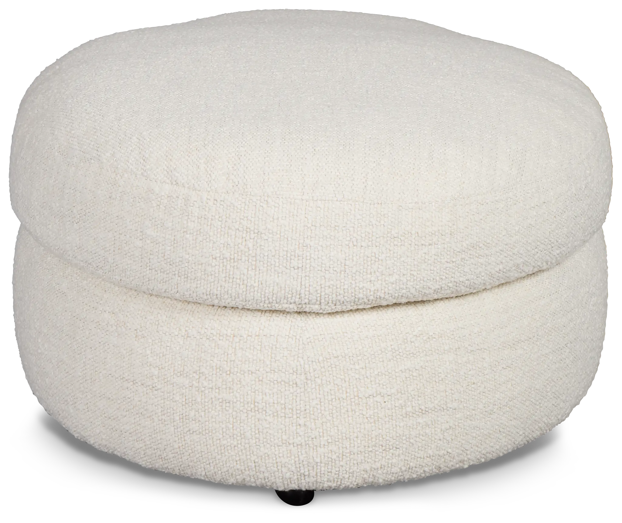 Premium Ottoman – Soft Fabric, Easy to Move Bouclé Upholstered or Stylish