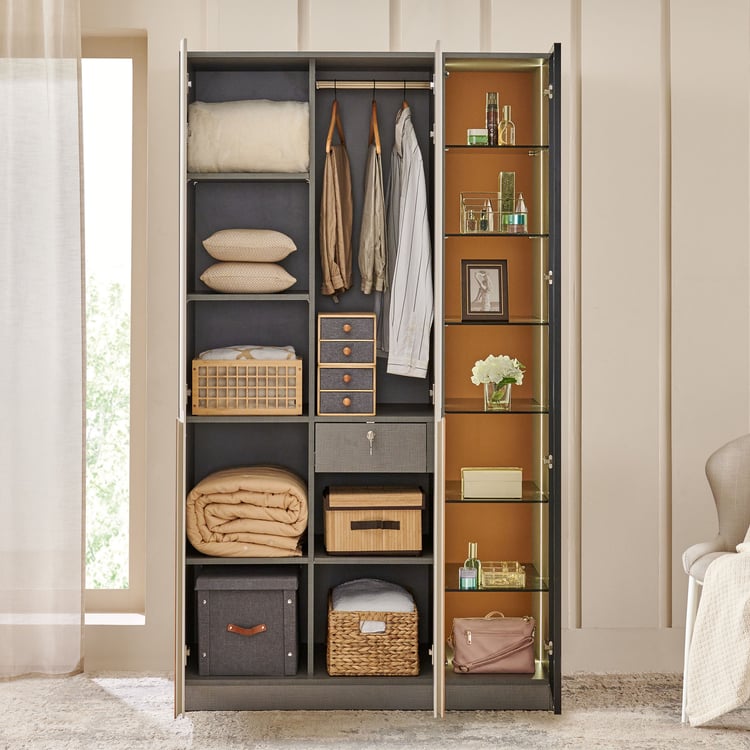Wardrobe for Home 3-Door Modern Look, Solid Build Quality and Timeless Home Elegance