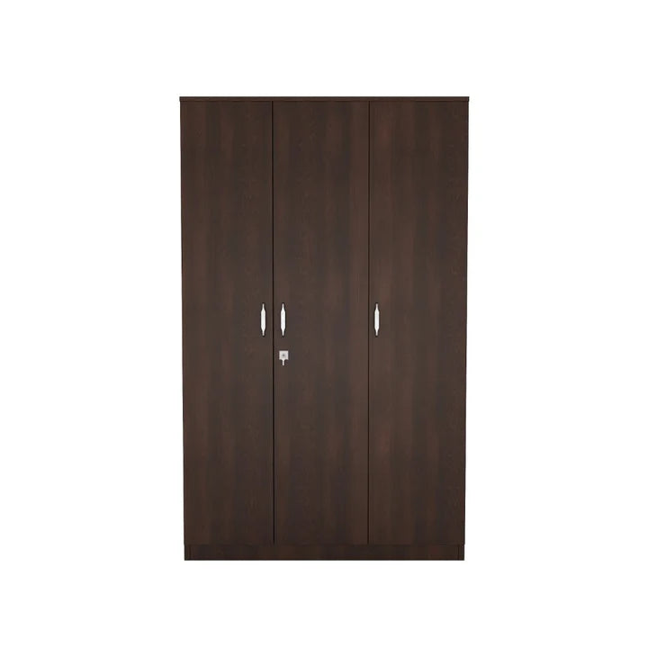 Wardrobe for Home Use – Engineered Particle with 3 Doors and Lock
