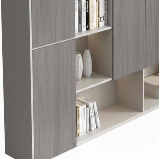 Wooden Office Storage Cabinet with Office Look, and Durable Design for Corporate Area