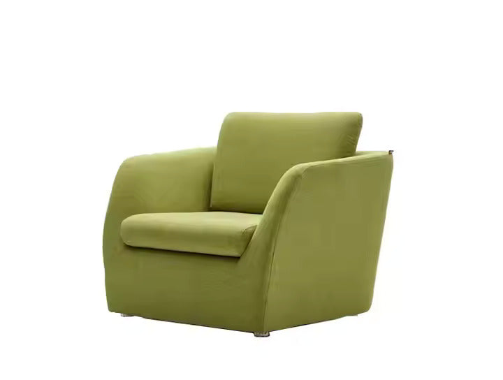 3 Seater & Sofa For Home Furniture, Upholstery Velvet Premium and Durable Design For Living Room and Office- Green