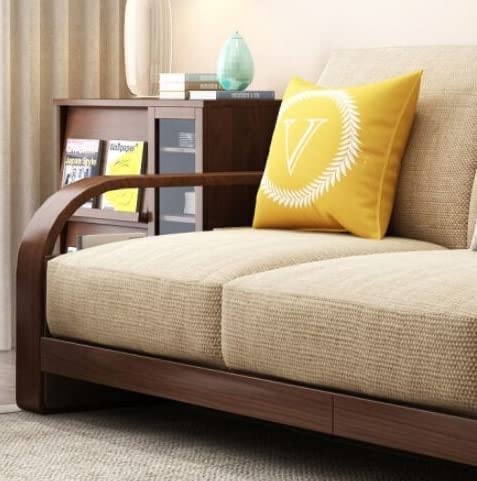 3 Seater Sofa For House Furniture Upholstery Suede Best Quality Fabric and Best Quality Wood and Comfortable for Living Hall Room and Luxury