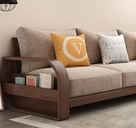 3 Seater Sofa For House Furniture Upholstery Suede Best Quality Fabric and Best Quality Wood and Comfortable for Living Hall Room and Luxury