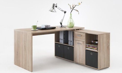 Executive Table with Drawer Pedestal & Openable shutter