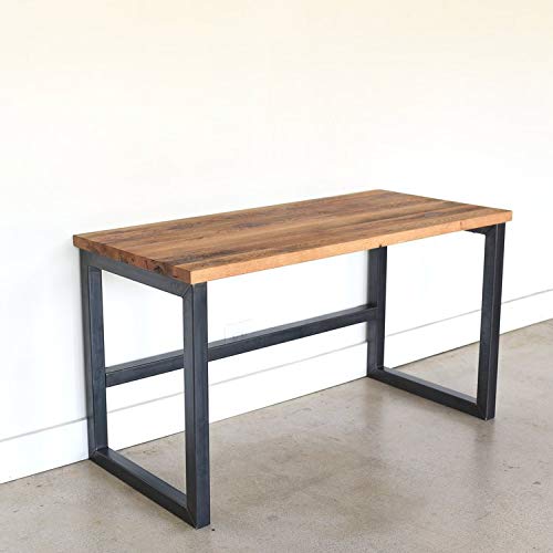 Wooden Top & Metal Base Study Table