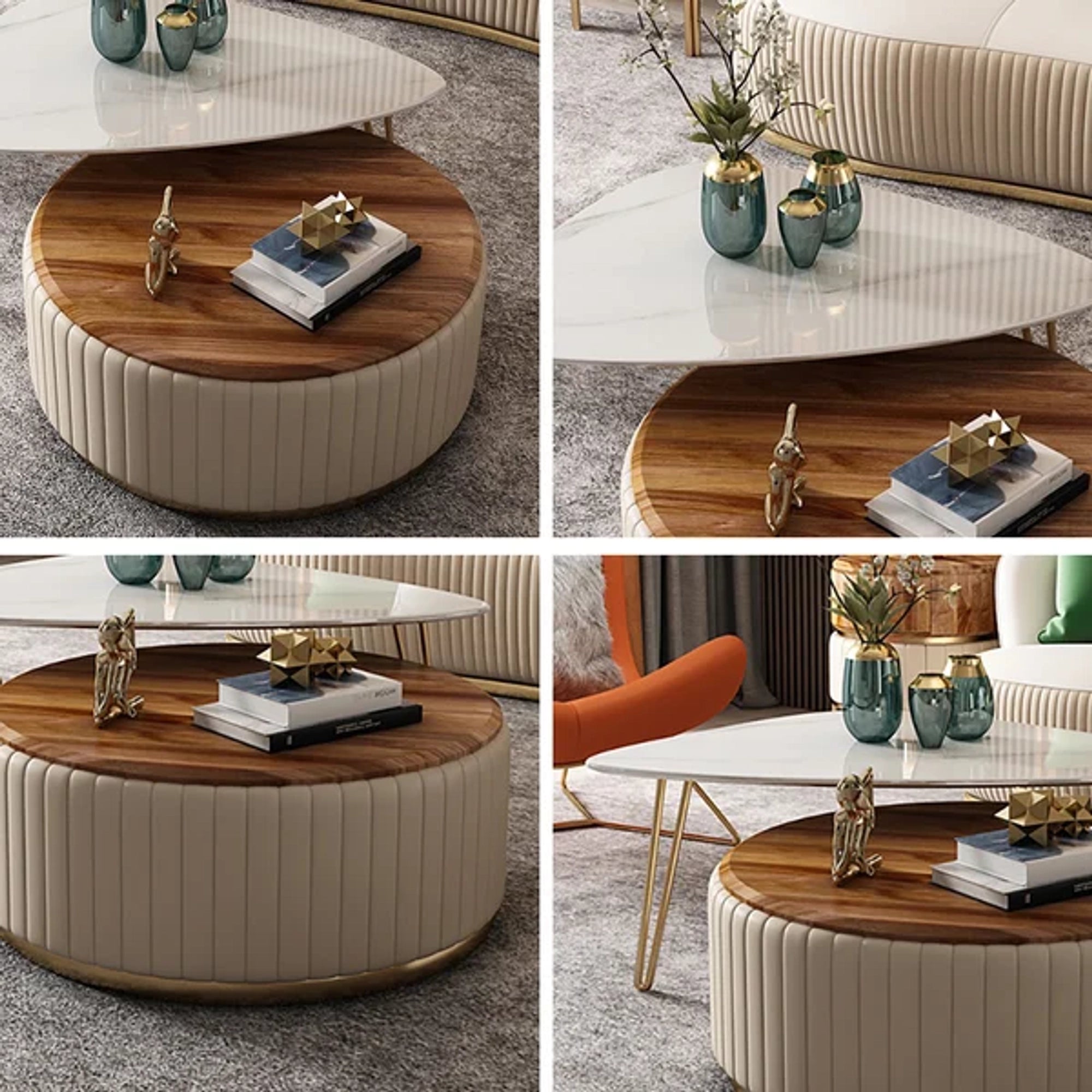 Center Table Crafted from High-Quality material with Smooth Edges, Adding Class to Living Room Decor