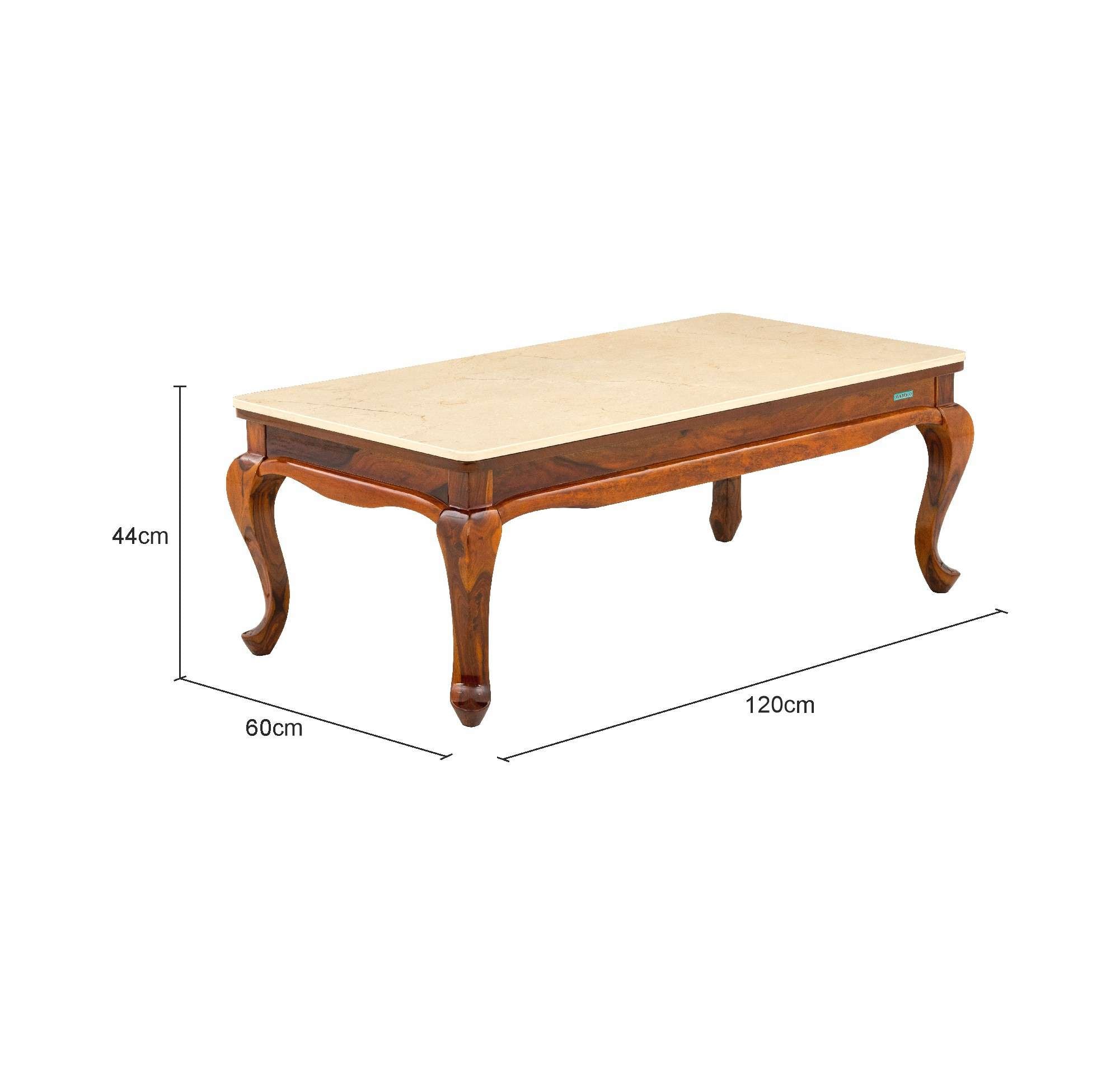 Home and Living Room for Center Coffee Table Made in Teak wood  with Marble Top Perfect Home Furniture Accent