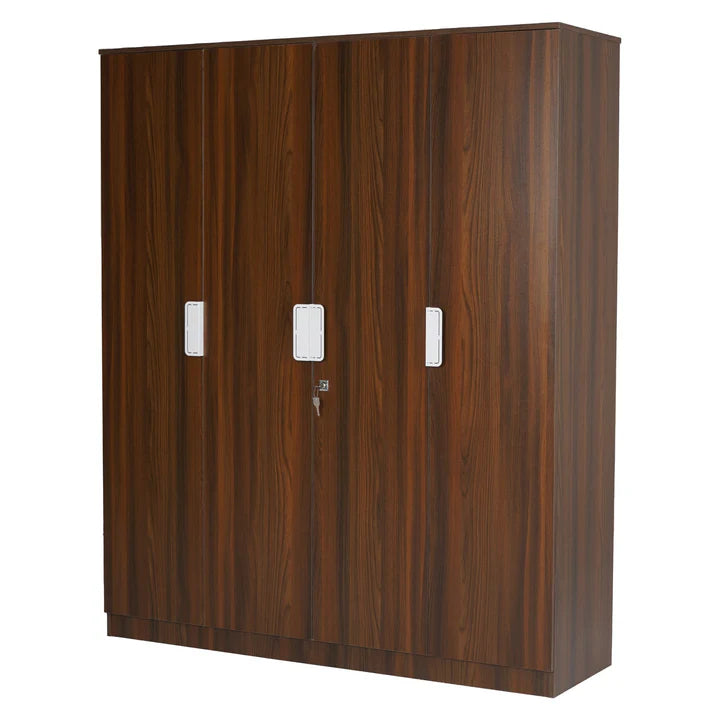 Wardrobe for Bedroom and Sleek Multi-Door Wardrobe with Drawer Storage Ideal for Urban Bedrooms