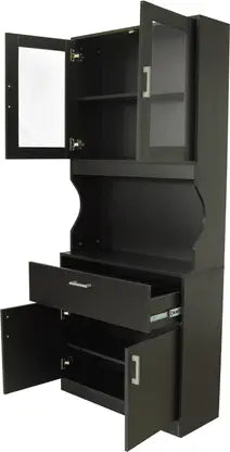 Cabinet for Home Furniture Particle Board, Design Includes 5 Shelves, 1 Drawer, Soft Edges