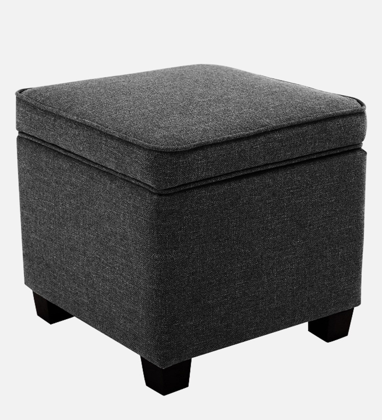 Ottoman Plouffe's For Home Furniture Foot Rest Premium And Durable Design Comfortable Seating for Living Room &  Bedroom -Dark Grey