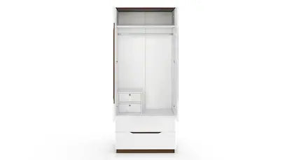 Wardrobe for Home 2-Door Premium Materials, Ultra-Premium Space-Saving Build, Functional Storage