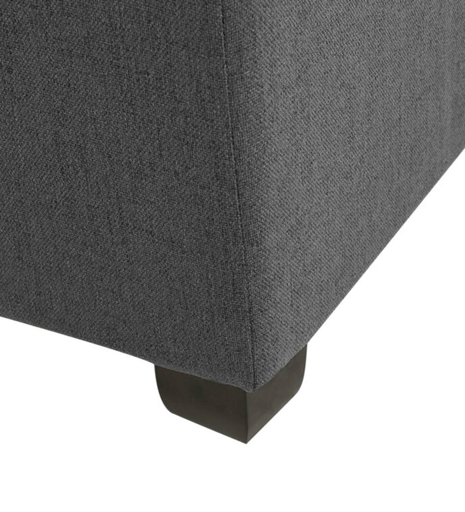 Ottoman Plouffe's For Home Furniture Foot Rest Modern And Durable Design Comfortable Seating for Living Room &  Bedroom -Dark Grey