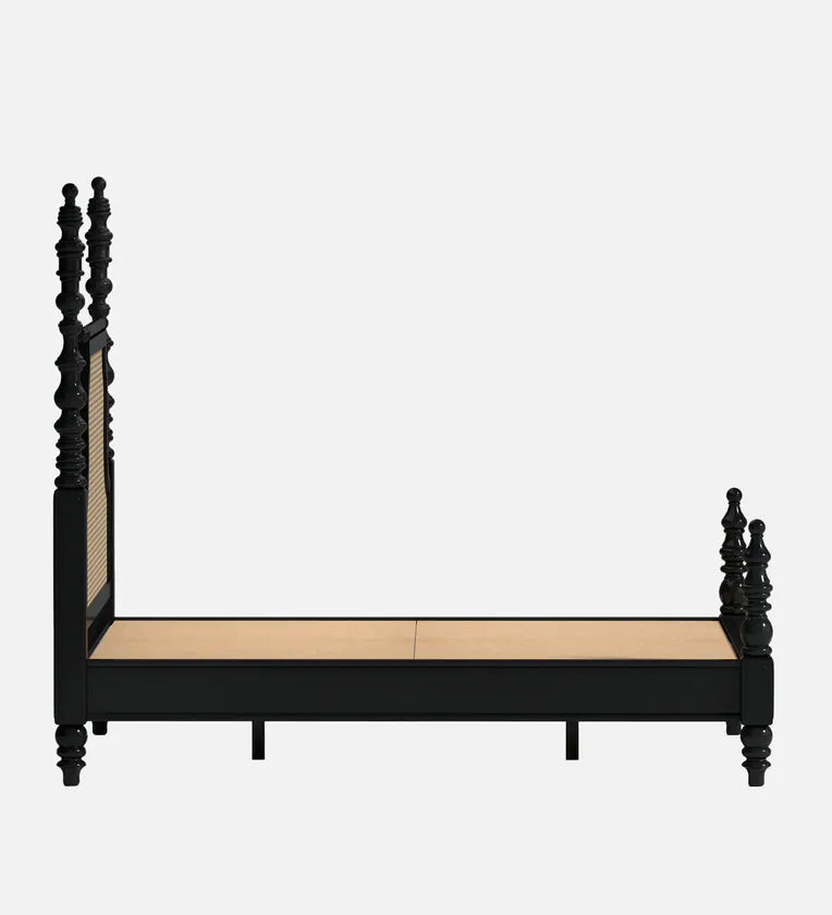 Poster Bed in Premium Sheesham Wood – Handcrafted Elegance in Rich Walnut Polish