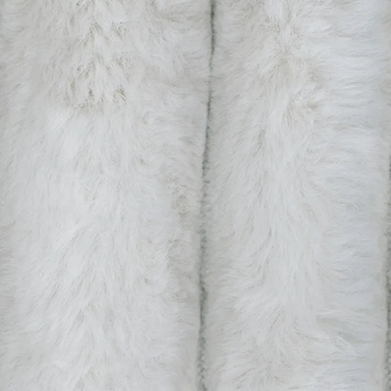 Elegant Ottoman – Feather-Fiber Cushion, Spacious Square Design for Living Room