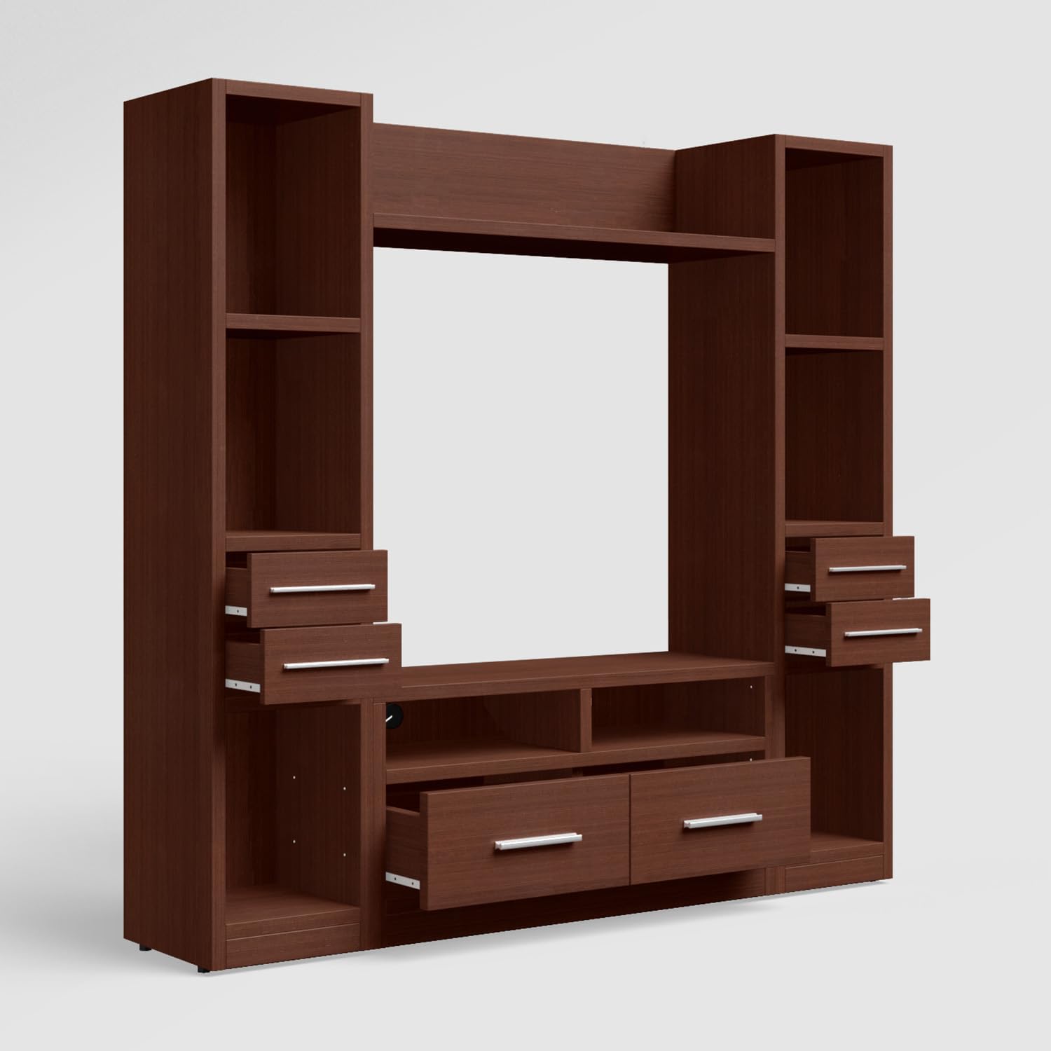Wooden TV Wall Cabinet with Stylish finish, and Contemporary Wall-Mounted Style for Elegant Homes