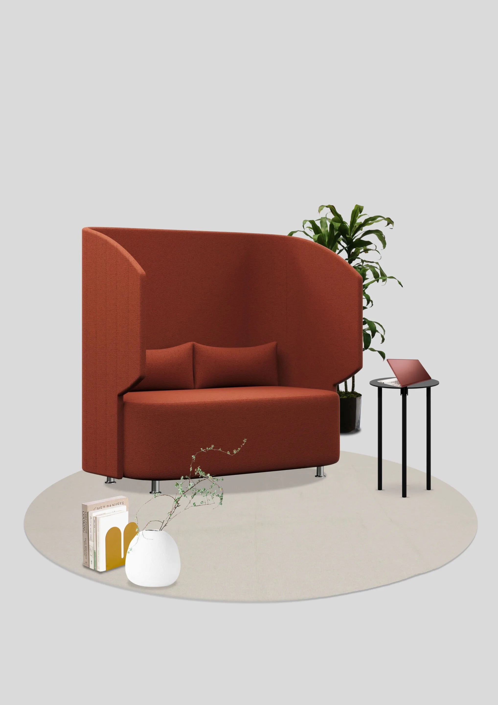 2 Seater Office Sofa For Office Environment and Professional-Grade Reinforced Sofa for High-Traffic Offices.