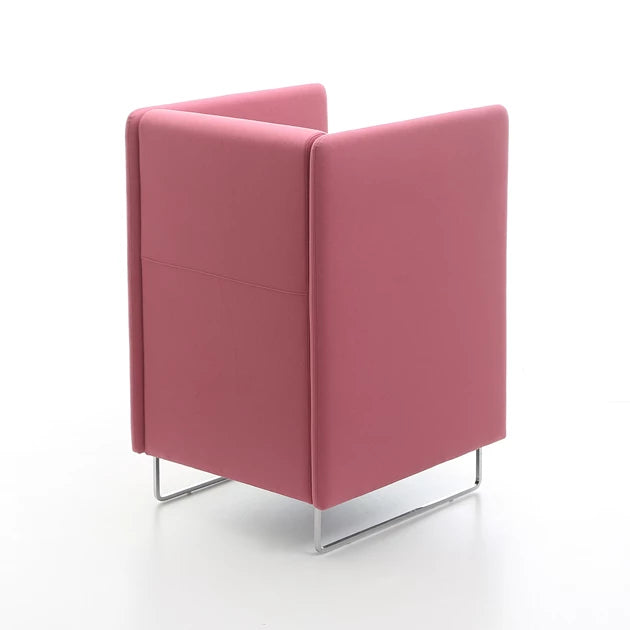 1 Seater Office Sofa for Office Zone and Elegant Sofa with High Back for Designated Office Areas.