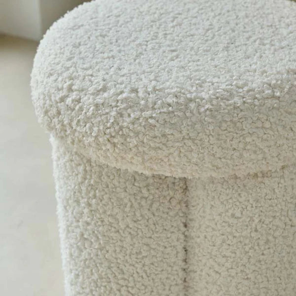 Ottoman For Home with Plush Pouffe for Elegant Interiors ,Decorative Accent for Living Room
