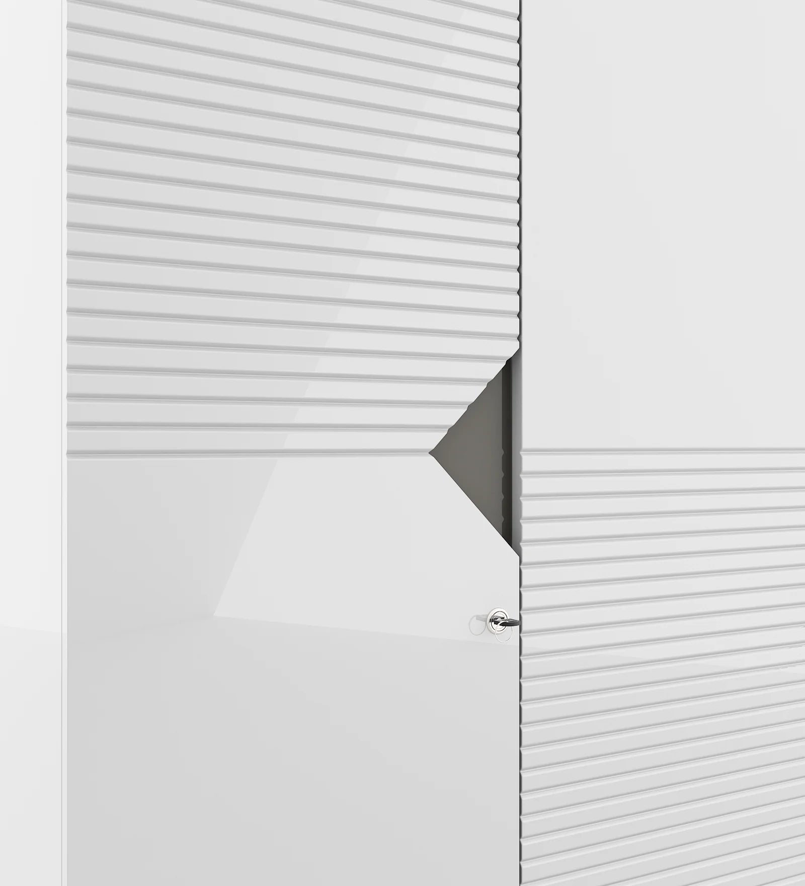 Wardrobe for Home 4-Door Modern Look, Luxurious Stylish Texture and Smooth Door Mechanism