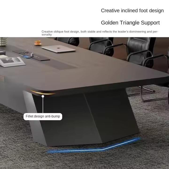 Conference Table for Office Furniture Premium High Quality & Best Design Made in MDF/Plywood with Wire Manager and Meeting Table