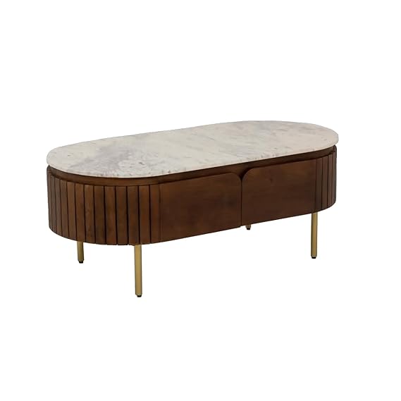 Center Table Featuring Sleek Wooden Frame and Smooth Top, Suitable for Contemporary Living and Lounge Areas