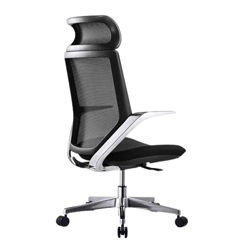 Ergonomic Mesh High-Back Office Chair with Adjustable Headrest, Breathable Backrest & Cushioned Seat – Premium Comfort for Modern Workspaces